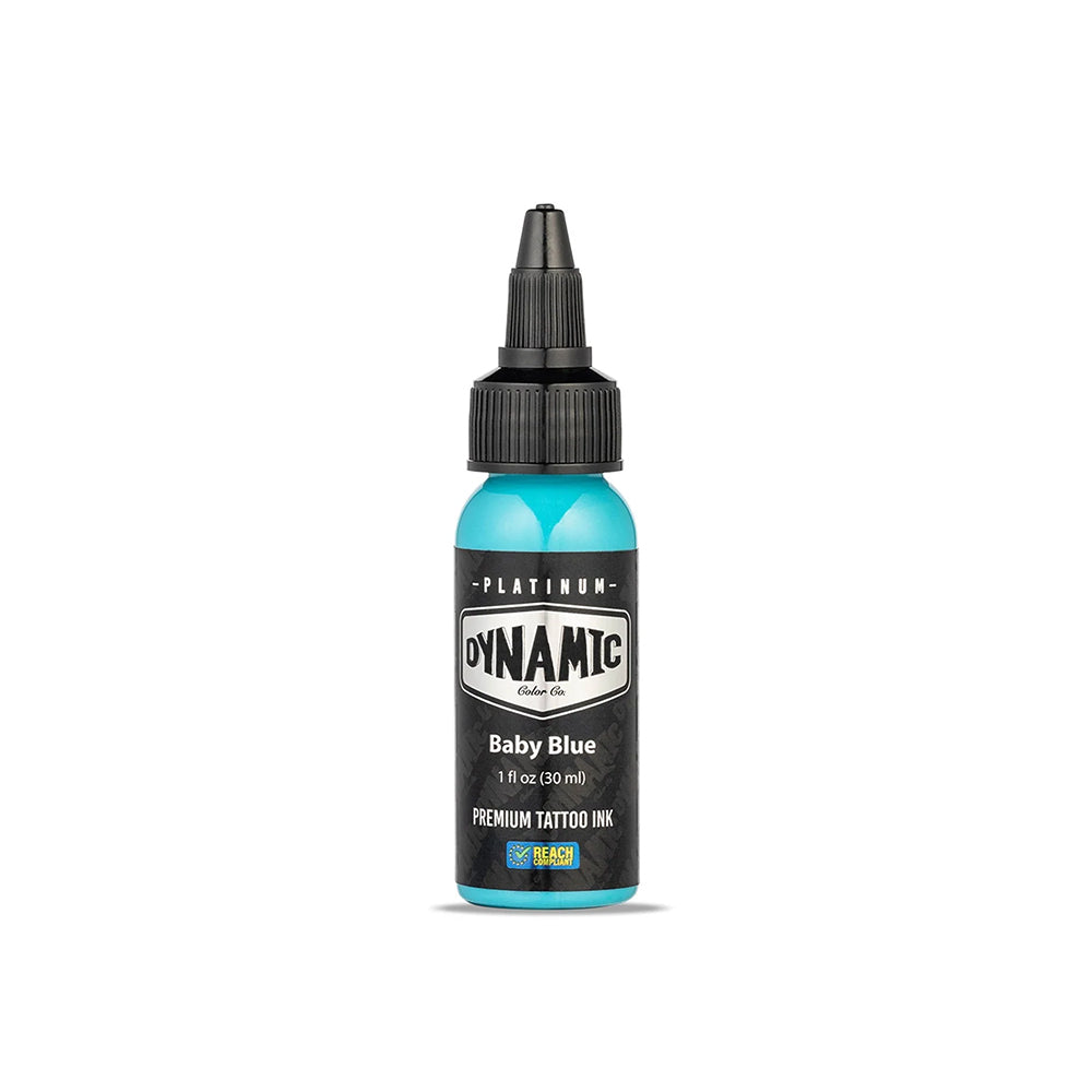 Baby Blue Dynamic Platinum Tattoo Ink - 1oz Bottle