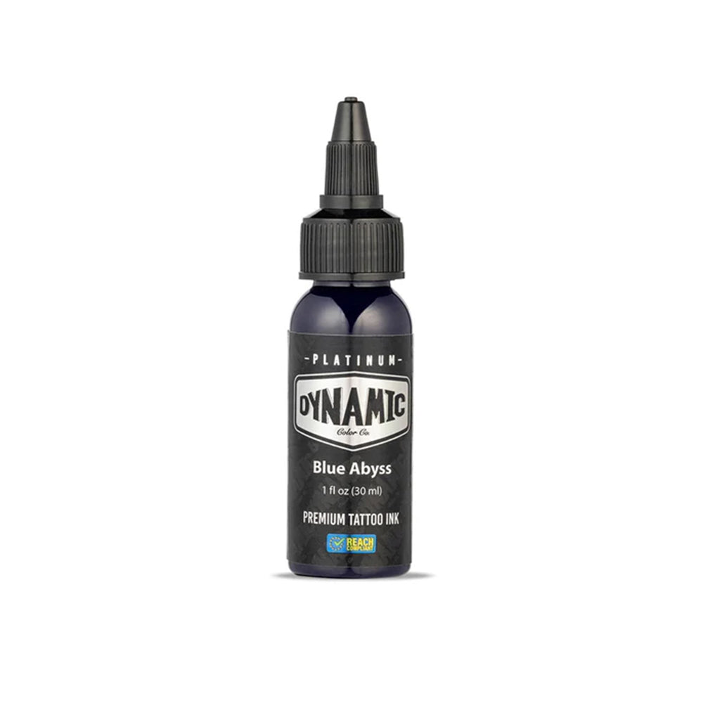 Blue Abyss Dynamic Platinum Tattoo Ink - 1oz Bottle