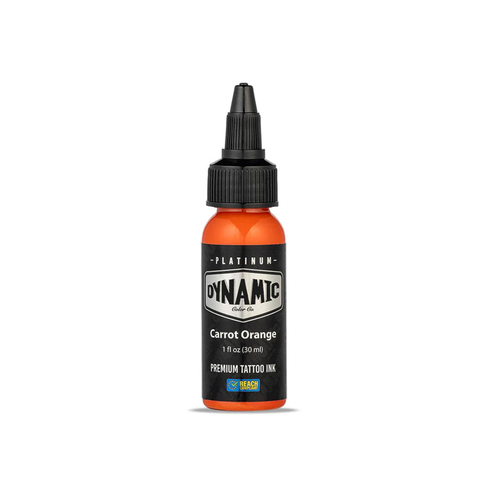 Carrot Orange Dynamic Platinum Tattoo Ink - 1oz Bottle