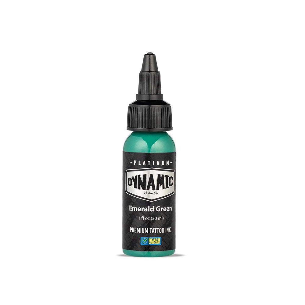 Emerald Green Dynamic Platinum Tattoo Ink - 1oz Bottle