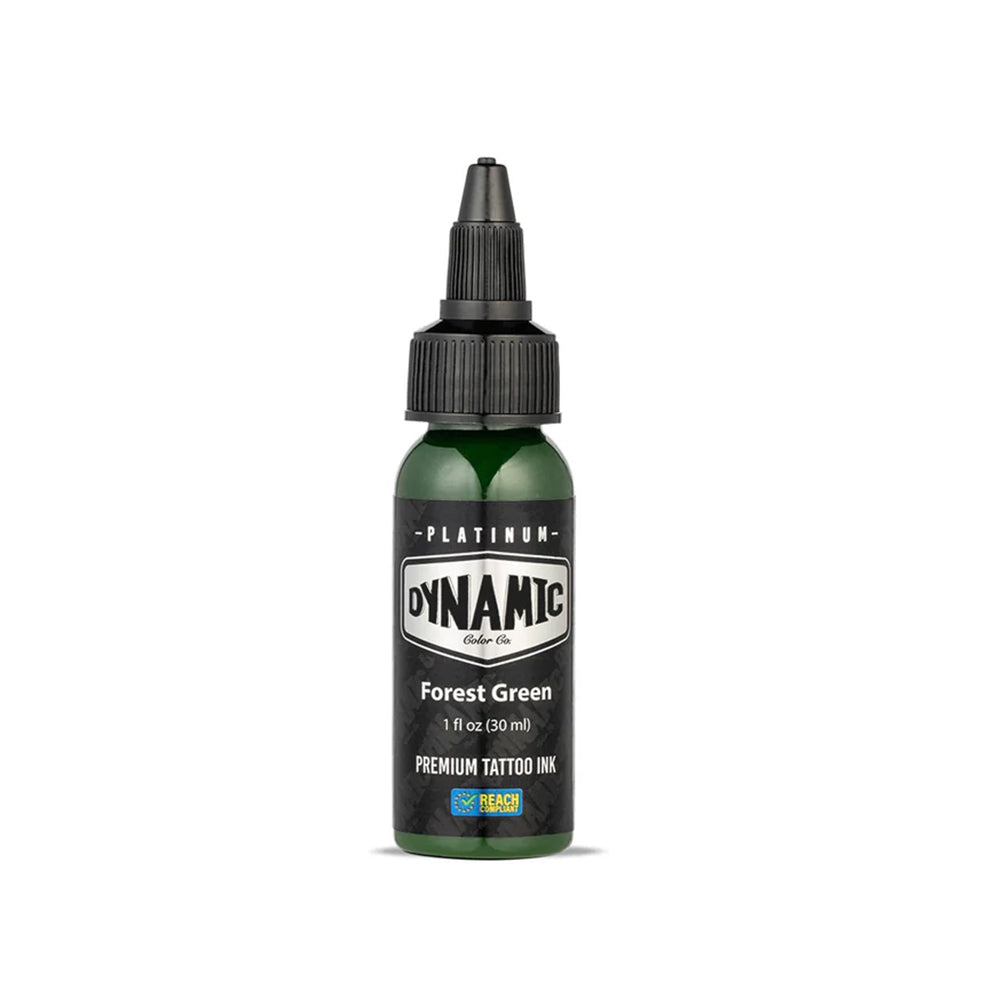 Forest Green Dynamic Platinum Tattoo Ink - 1oz Bottle