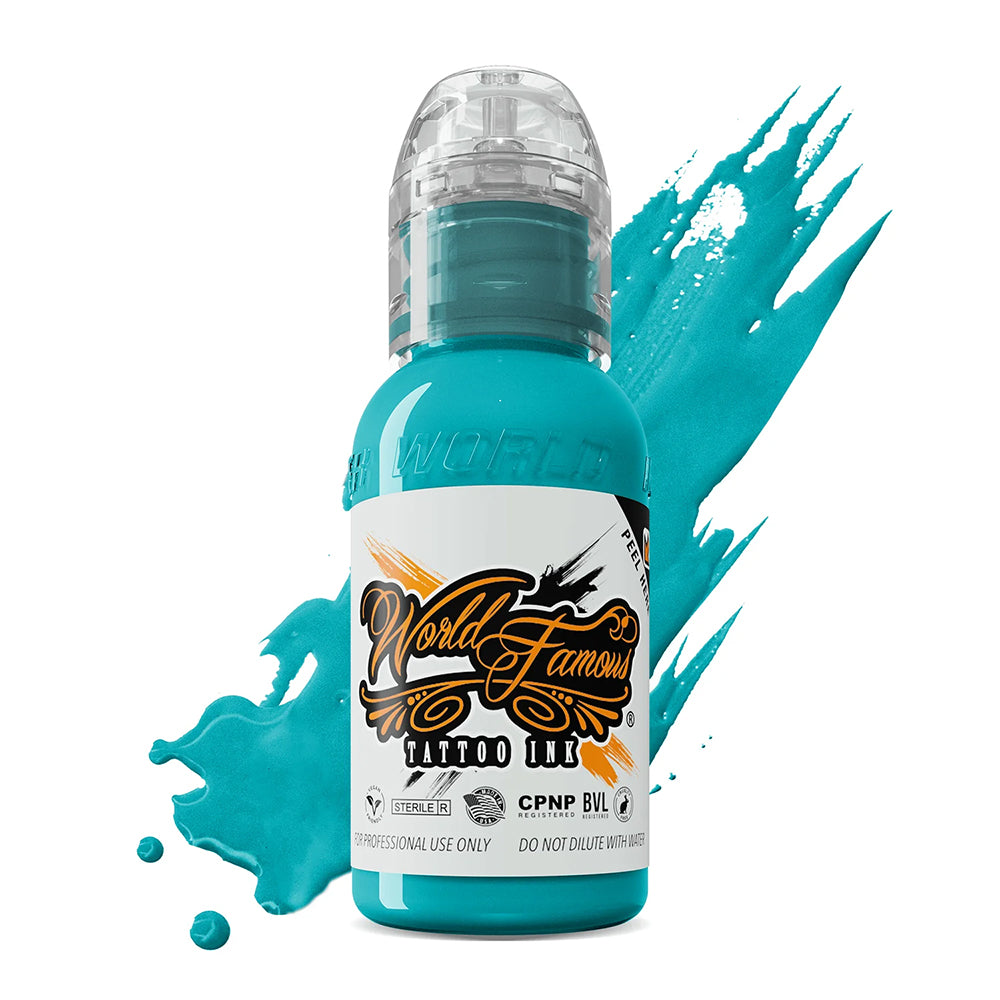 Miami Blue — World Famous Tattoo Ink — 1oz