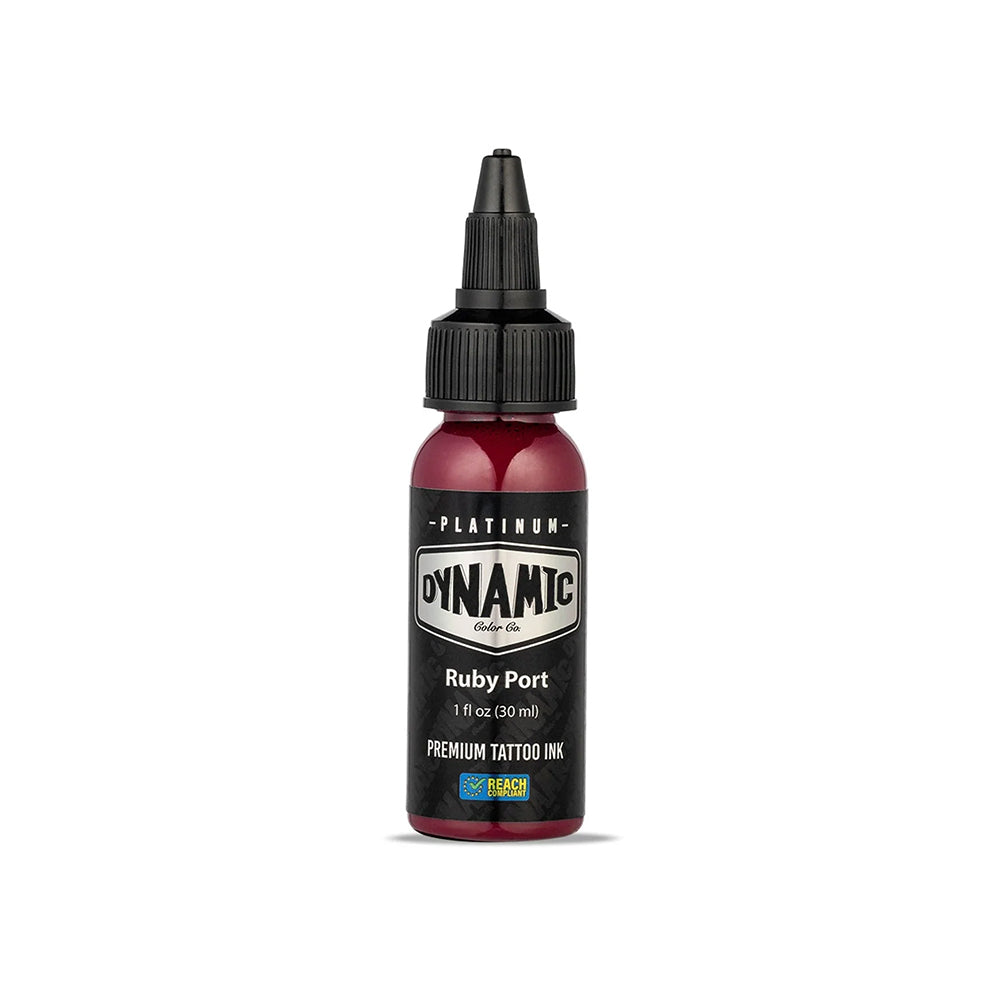 Ruby Port Dynamic Platinum Tattoo Ink - 1oz Bottle