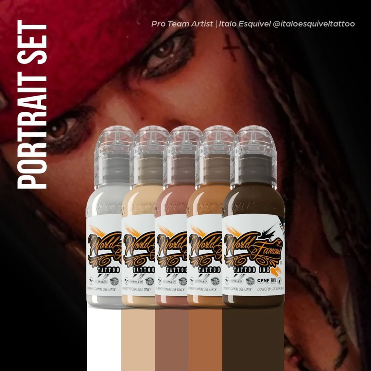 World Famous ink Portrait mini set