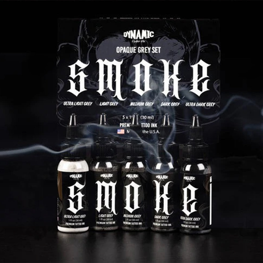 Dynamic Smoke Opaque Greys Set 1oz Set