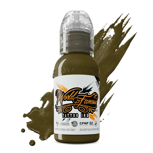 Army Green — World Famous Tattoo Ink — 1oz