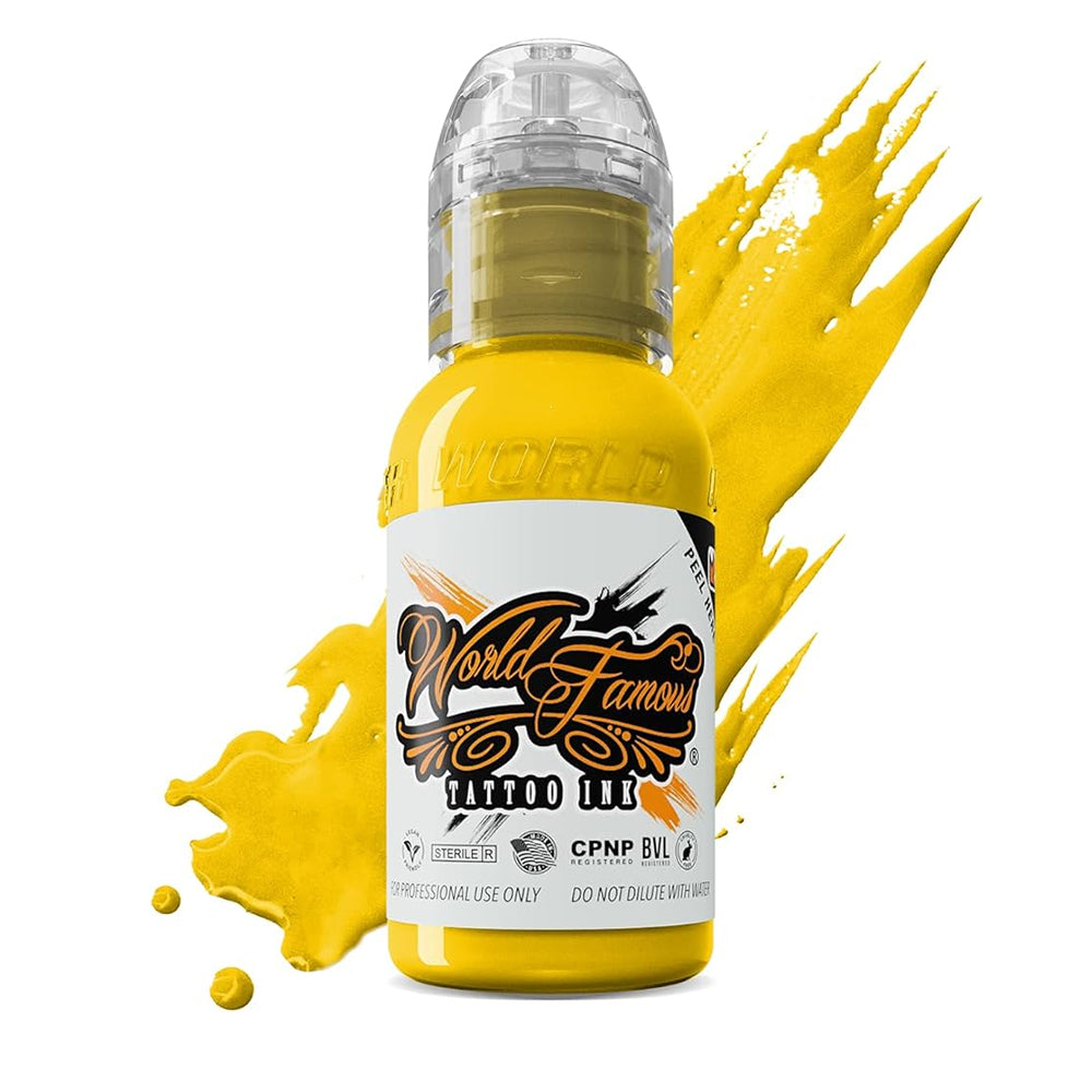 Canary Yellow — World Famous Tattoo Ink — 1oz