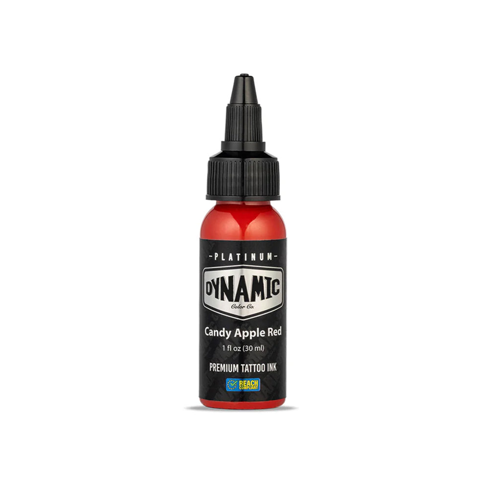 Candy Apple Red Dynamic Platinum Tattoo Ink - 1oz Bottle