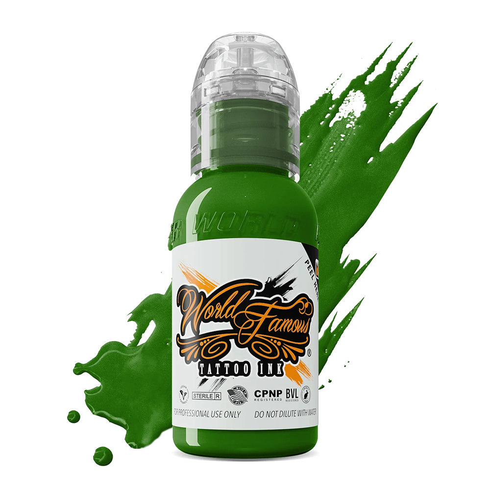 Everglades Green — World Famous Tattoo Ink — 1oz