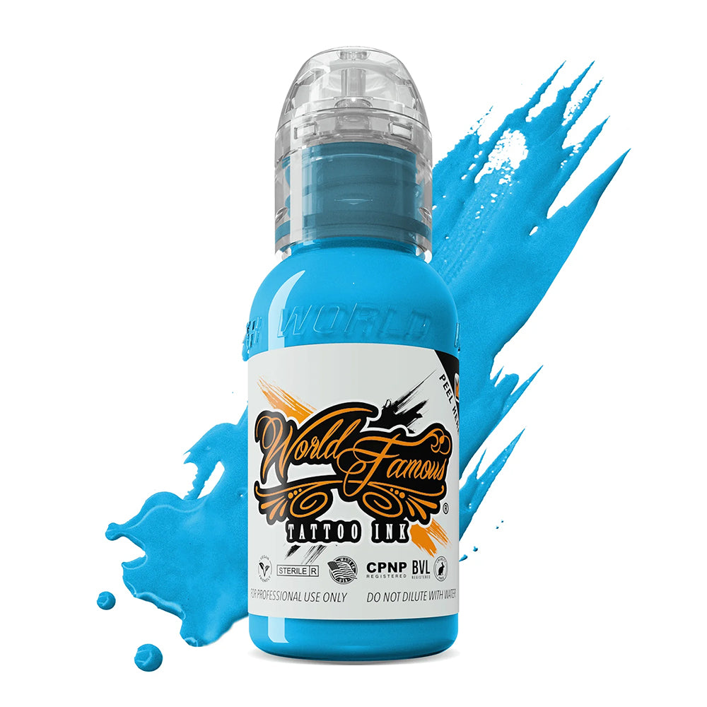 Rainbow Blue — World Famous Tattoo Ink — 1oz
