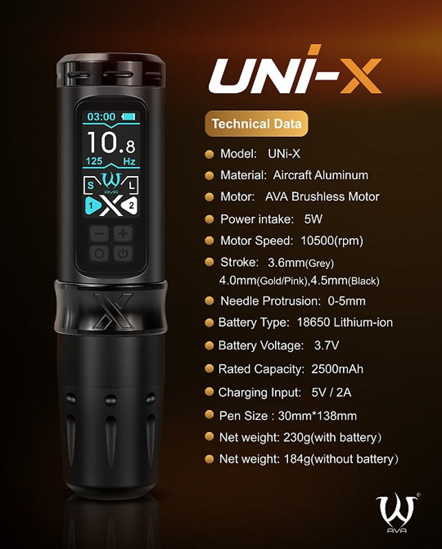 UNIX Wireless Pen Gold 4.0mm