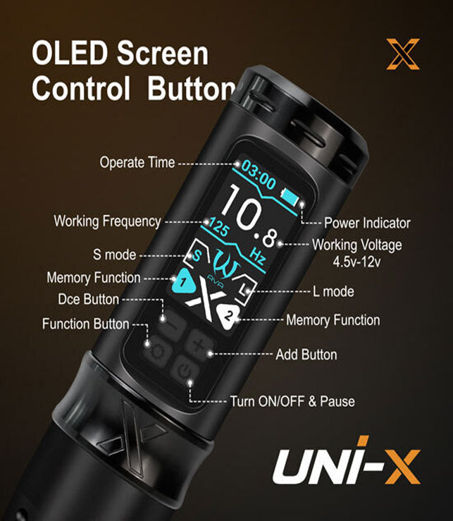 UNIX Wireless Pen Gold 4.0mm